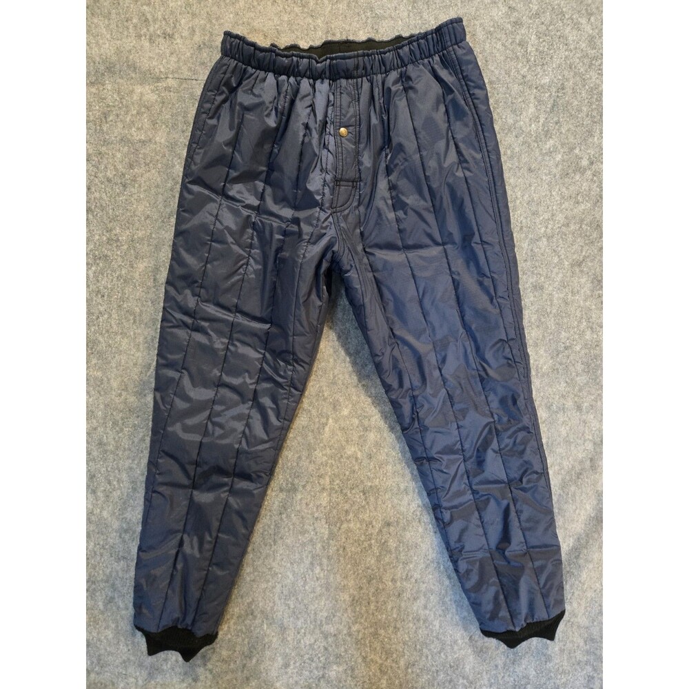 Refrigiwear Men's Insulated Pants Navy Blue Cold Storage Cooler Sz 2XL Workwear